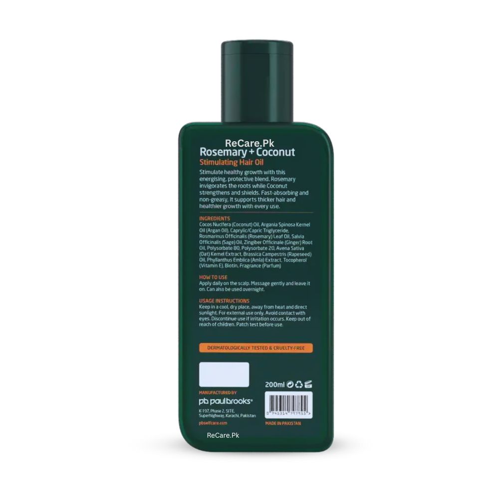Paul Brooks Reroot Stimulating Hair Oil - 200ml