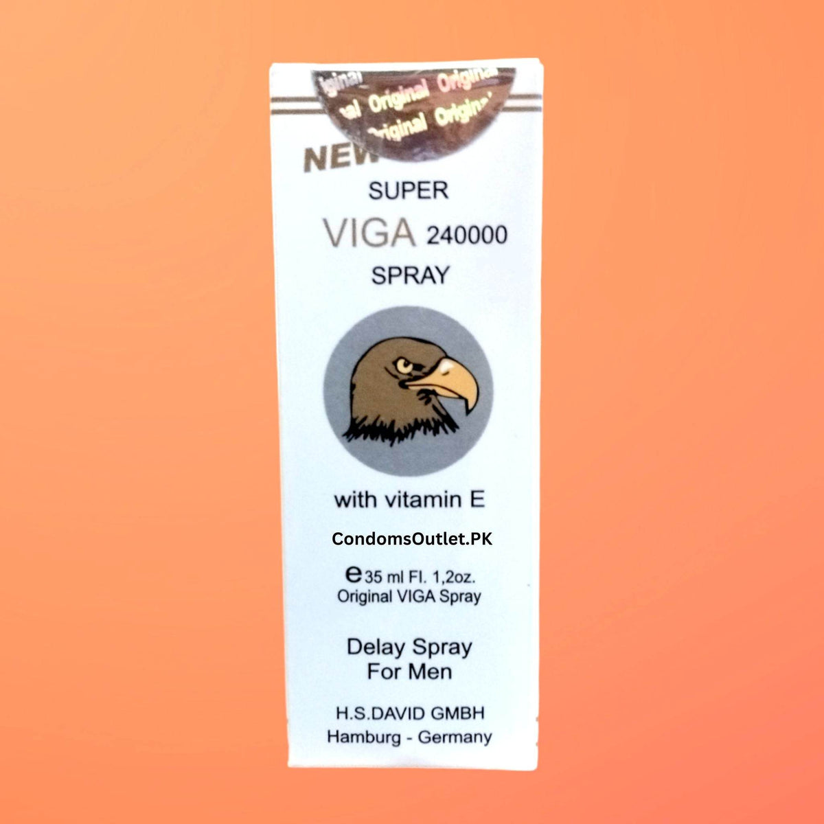 Super Viga 240000 Professional Strength Delay Spray with Vitamin E - 45ml Bottle