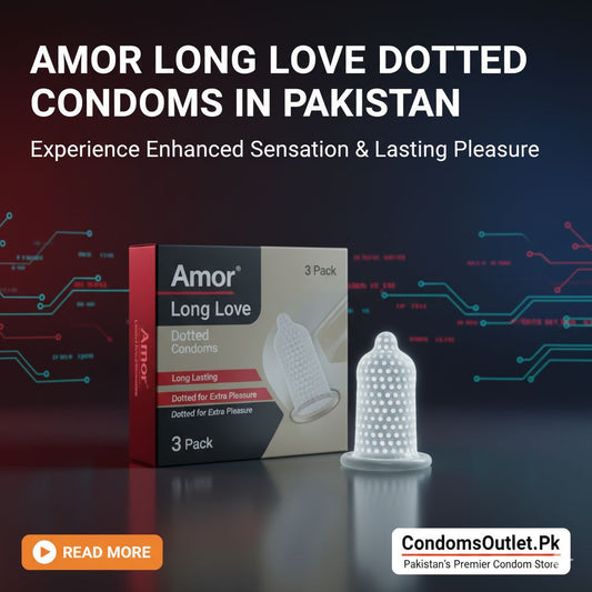 Amor Long Love dotted aur delay condoms ka box