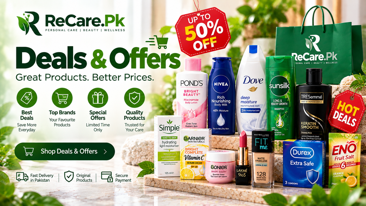 Personal Care Deals & Offers in Pakistan | ReCare.Pk