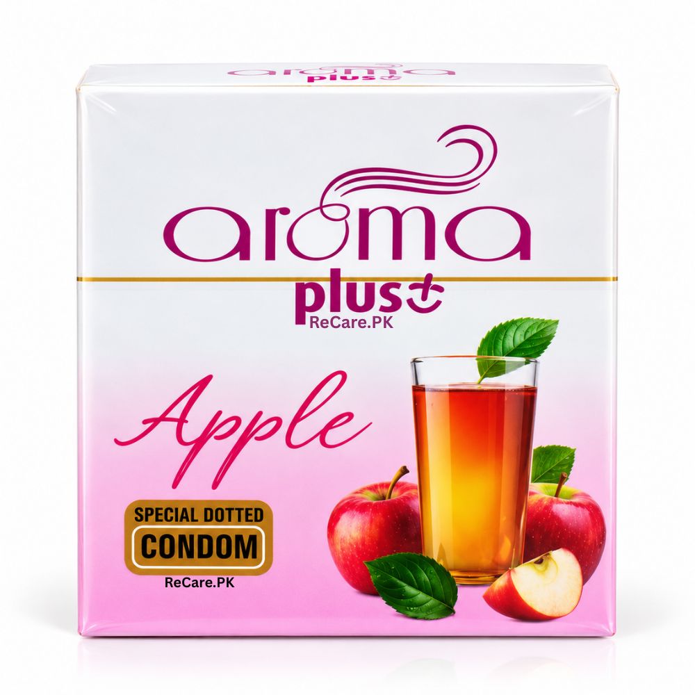 Aroma Plus Apple Dotted Condoms Pakistan