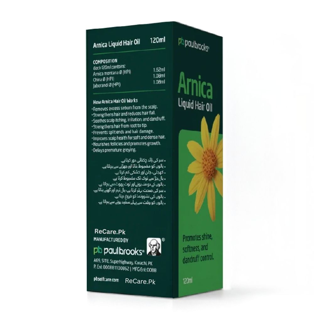 Paul Brooks Arnica Liquid Hair Oil - 120ml