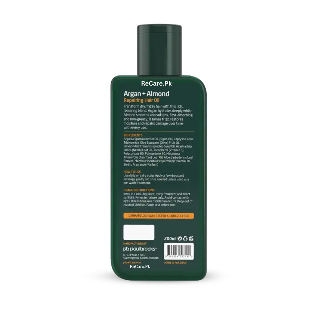 Paul Brooks Reroot Repairing Hair Oil - 200ml