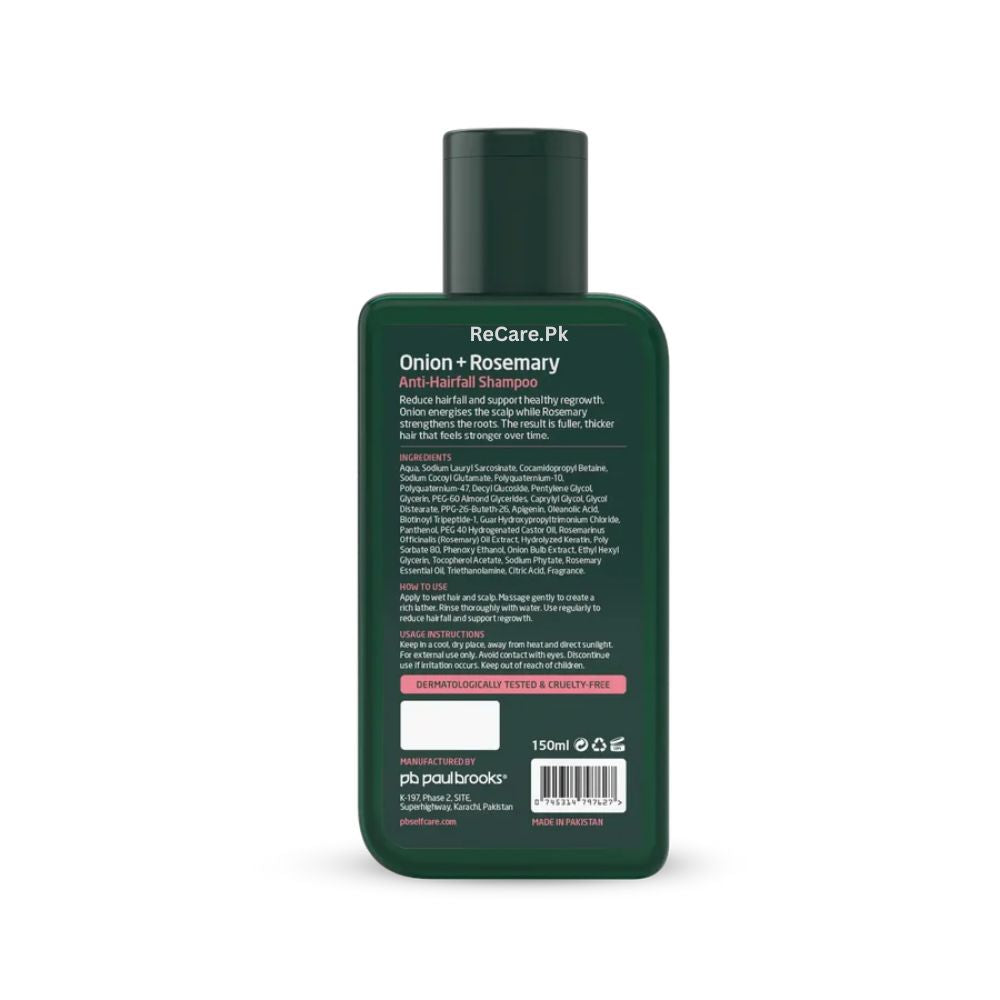 Paul Brooks Reroot Anti-Hairfall Shampoo - 200ml