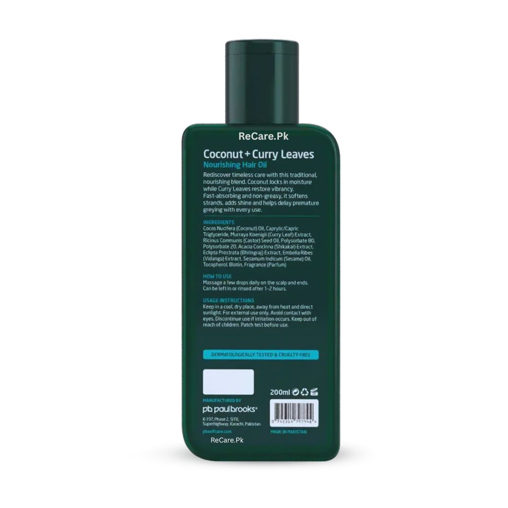 Paul Brooks Reroot Nourishing Hair Oil