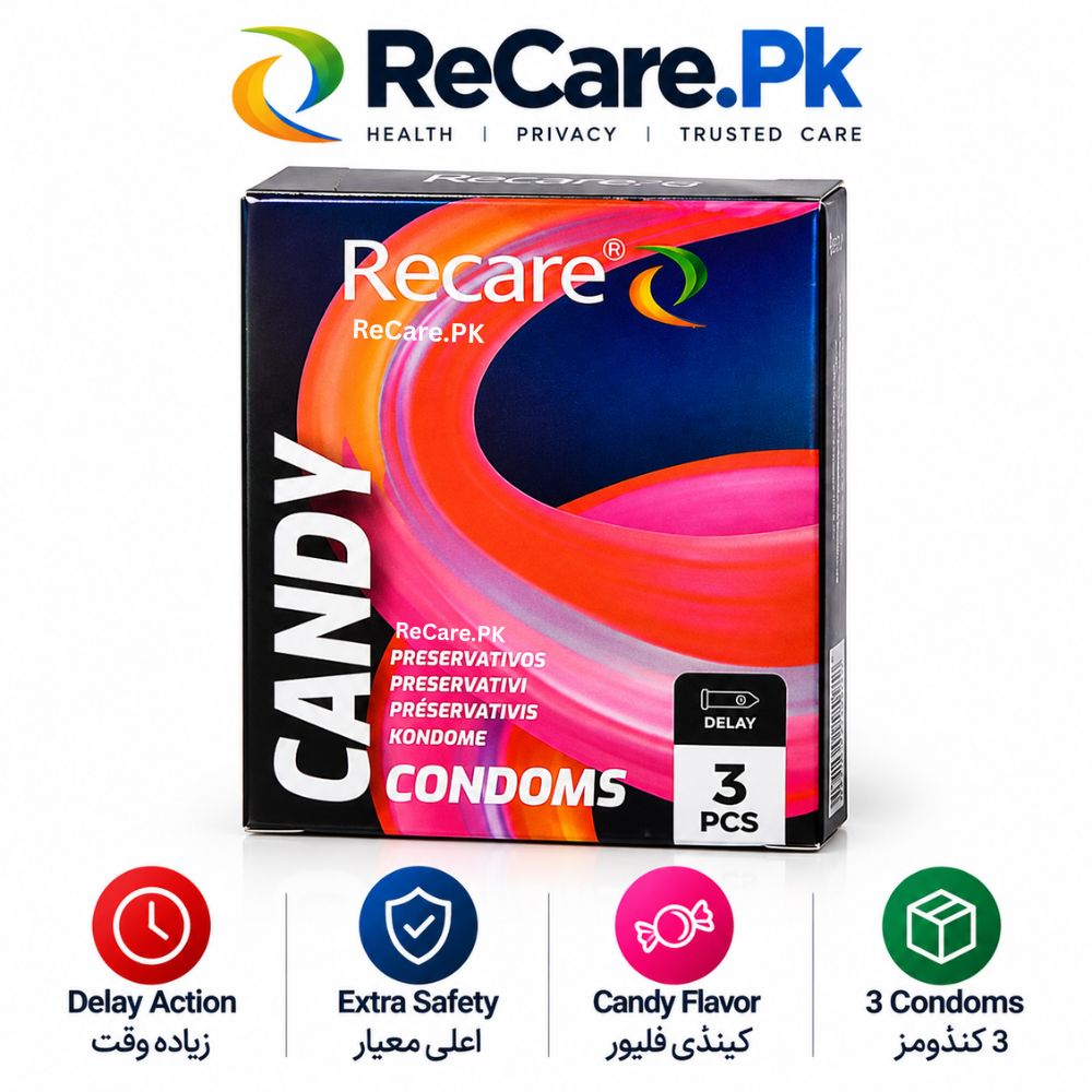 ReCare Delay Candy Flavor Condoms in Pakistan - ReCare.Pk