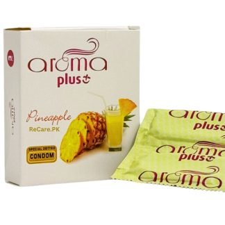 Aroma Plus Pineapple Condoms 3's - ReCare.Pk