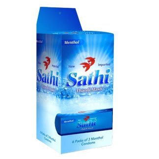 Sathi Menthol Condom Dispenser - ReCare.Pk