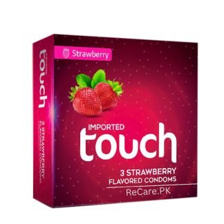 Touch Strawberry Flavored Condom 3's - ReCare